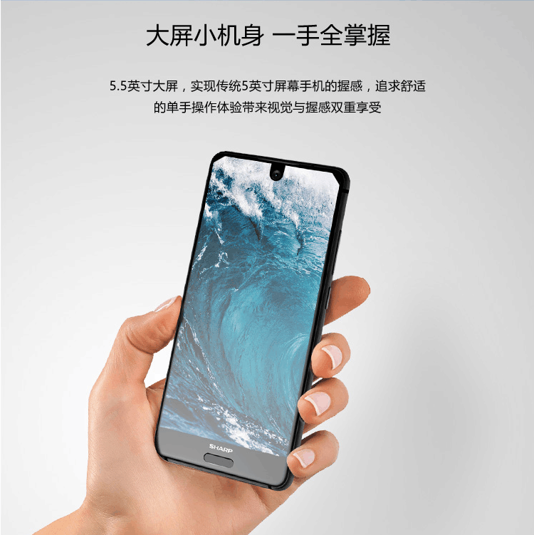 SHARP夏普 S2 FS8010 全面屏手机 全网通4G